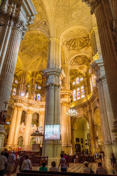 Malaga, Costa del Sol, Spanien. Kathedrale. von Unbekannt Unbekannt